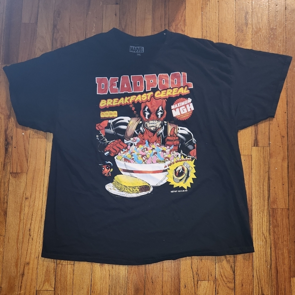 Deadpool Breakfast Cereal T-Shirt
